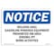 Signmission OSHA Notice Sign, 7" Height, 10" Width, Welding Area Gasoline Powered Equipment Sign, Landscape OS-NS-D-710-L-19026 - alternate 1